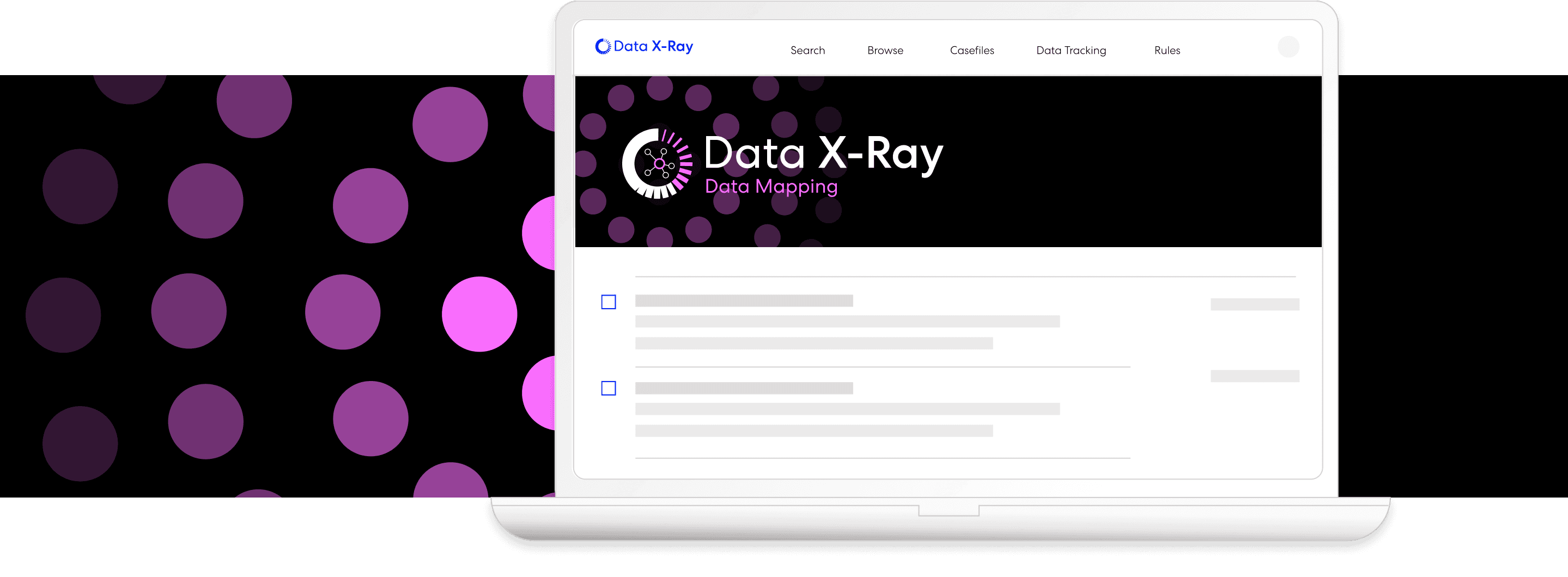 Data X-Ray for Data Mapping Horizontal Banner